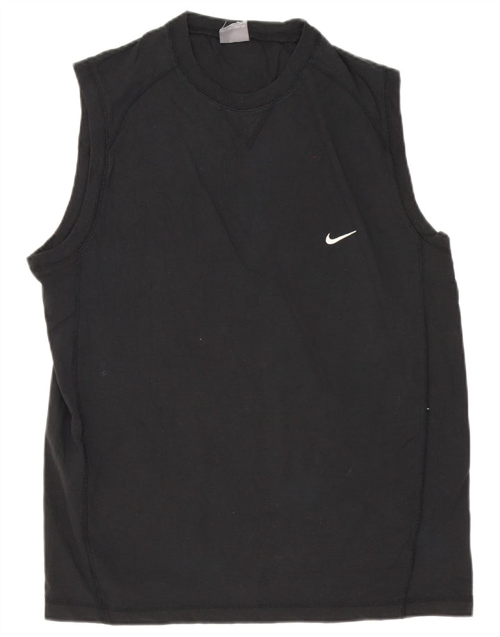 Nike T-shirt top mellem sort bomuld til mænd