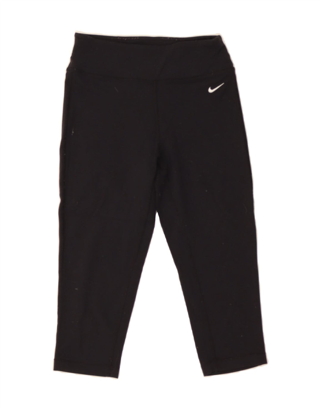 NIKE Womens Capri Leggings UK 10 Small Black Nylon Vintage Nike and Second-Hand Nike from Messina Hembry 