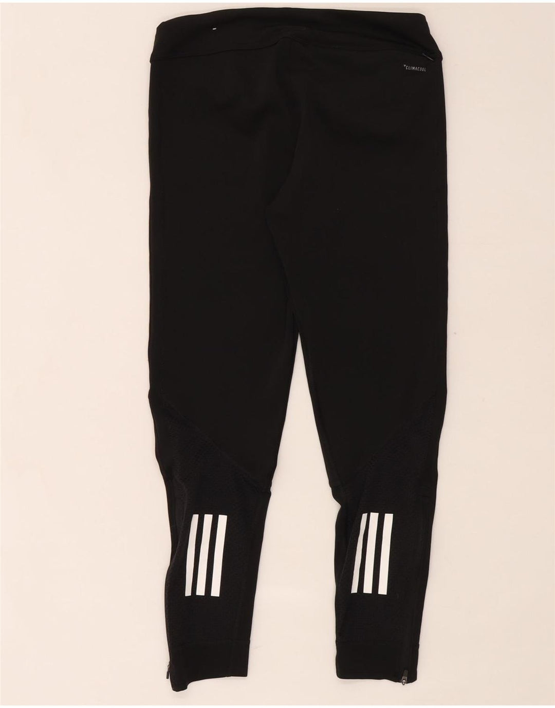 Adidas Womens Climacool Leggings UK 12/14 Medium Black Polyester