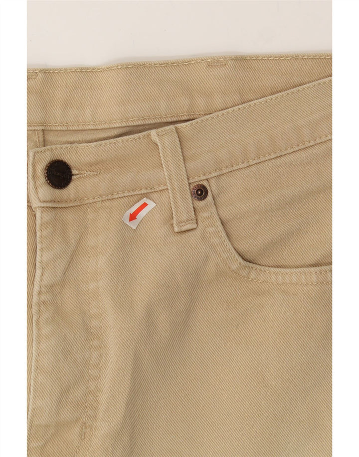 WRANGLER Mens Texas Straight Jeans W33 L30 Beige Cotton Vintage Wrangler and Second-Hand Wrangler from Messina Hembry 
