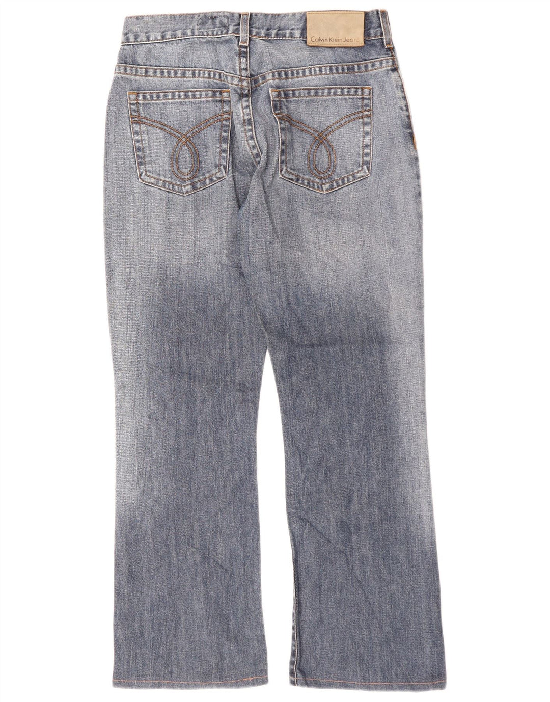 CALVIN KLEIN Herre Bootcut Jeans W29 L27 Blå Bomuld