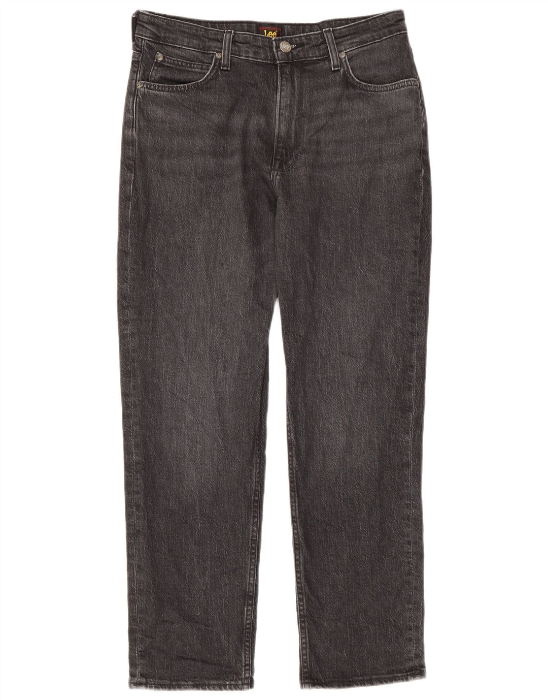 Lee Dame Carol Straight Jeans W29 L26 Grå Bomuld
