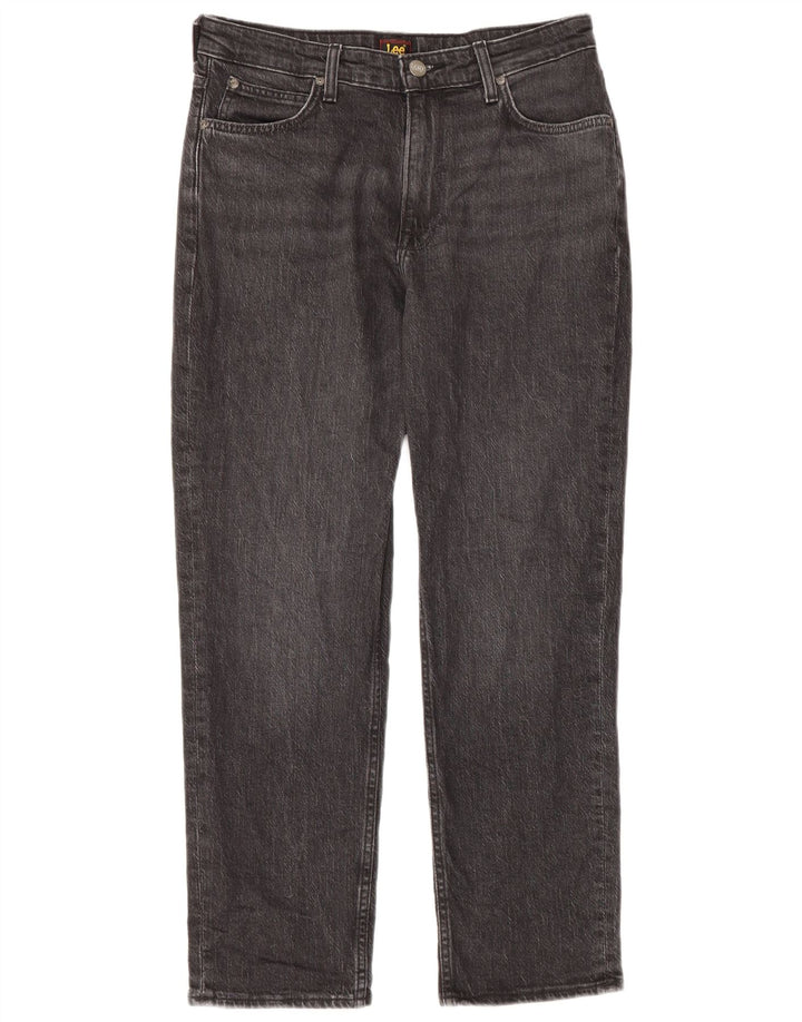 Lee Dame Carol Straight Jeans W29 L26 Grå Bomuld