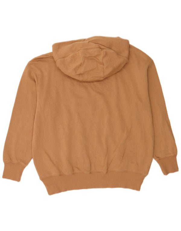 Nike Herre Loose Fit Hoodie Jumper Lille Brun Bomuld