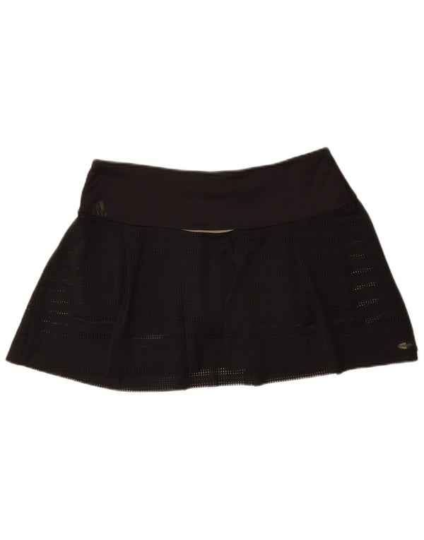 Adidas Dame Tennis Nederdel UK 14 Medium Sort Polyester