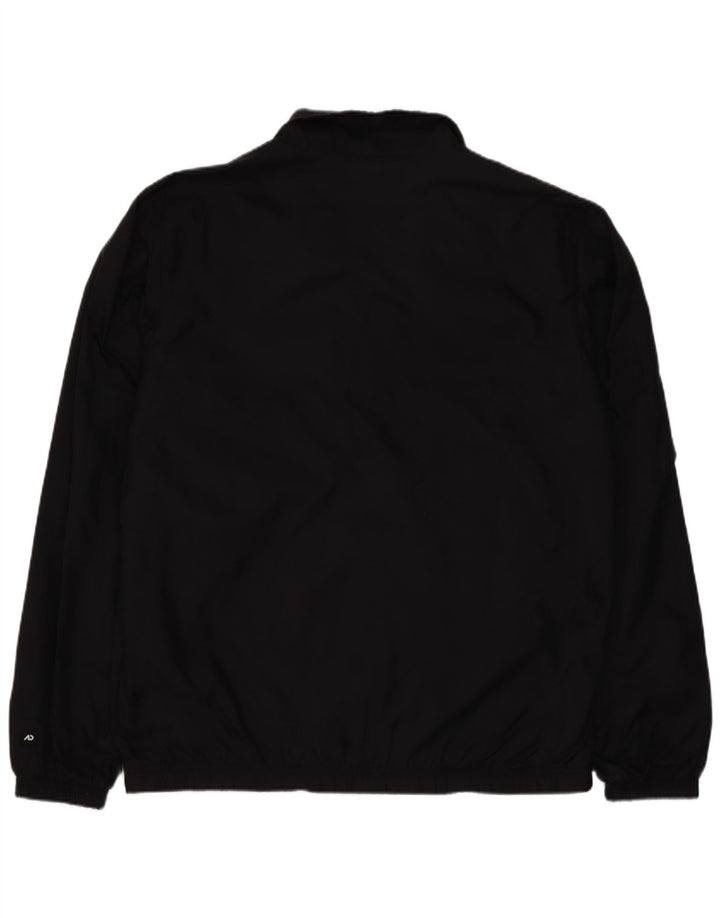 Nike Træningsdragt til mænd, topjakke UK 38/40 Medium Sort Colourblock Nylon