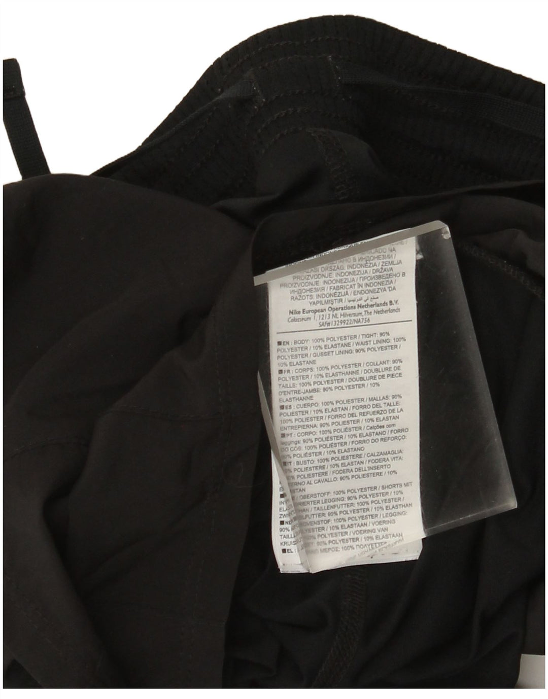 Nike Dame Dri Fit Sport Shorts UK 10 Small Black Polyester