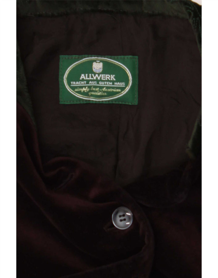 Allwerk Womens Longline 6-knaps blazerjakke UK 12 Medium Burgundy