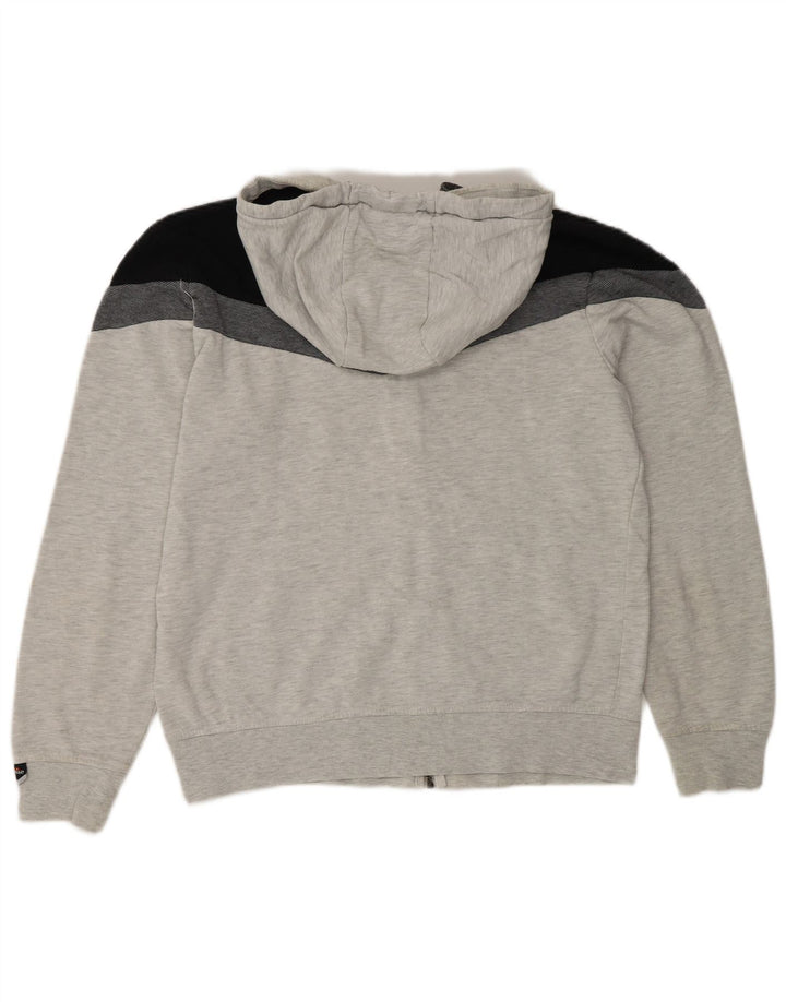 Ellesse Herre hættetrøje med lynlås Large Grå Colourblock