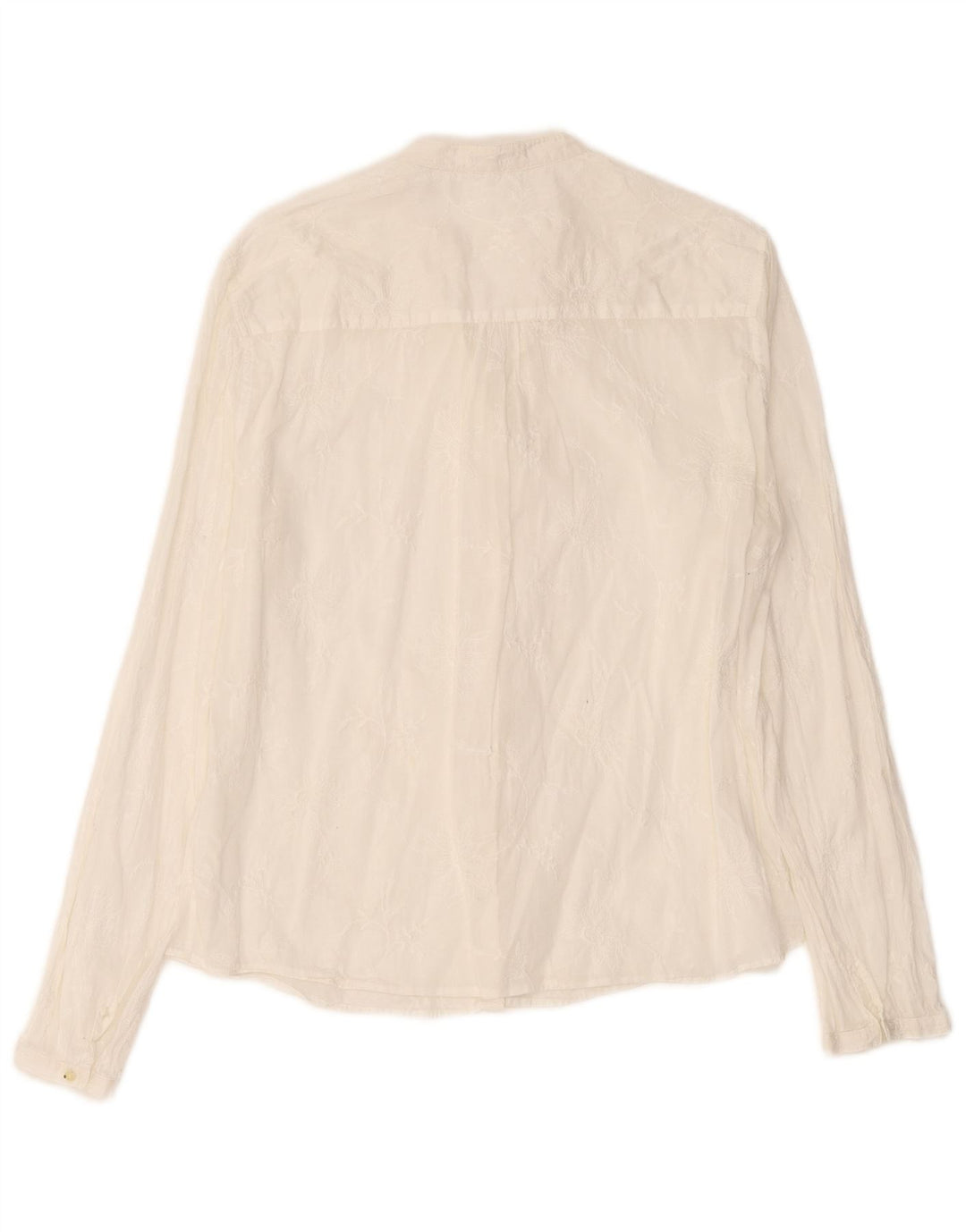 Massimo Dutti Dameskjorte EU 44 XL Off White Floral