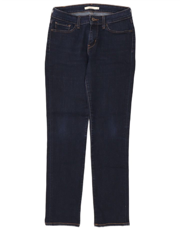 Levi's Dame 712 Slim Jeans W29 L32 Marineblå Bomuld