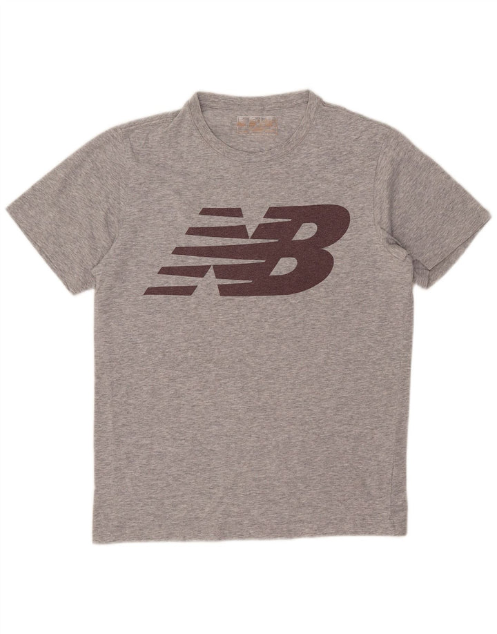 New Balance Herre Grafisk T-Shirt Top Lille Grå