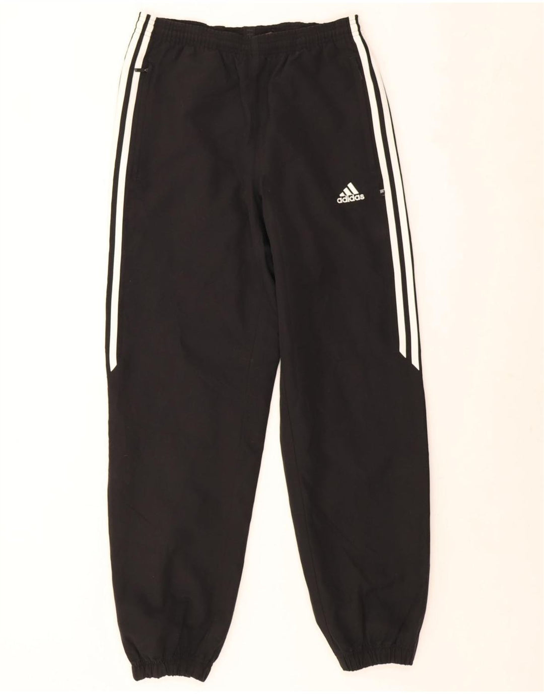 Adidas Drenge Træningsdragt Bukser Joggers 12-13 År Sort Polyester