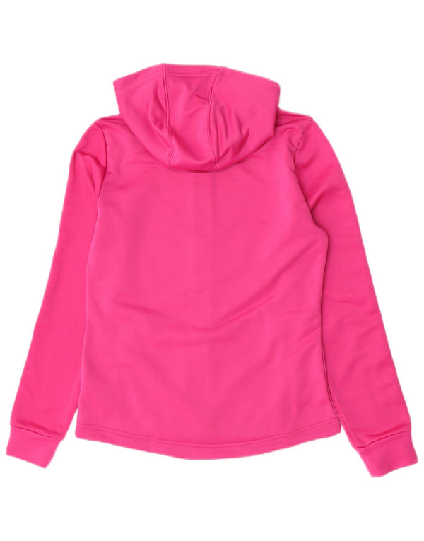 Adidas hættetrøje med lynlås til piger 14-15 år Pink Polyester