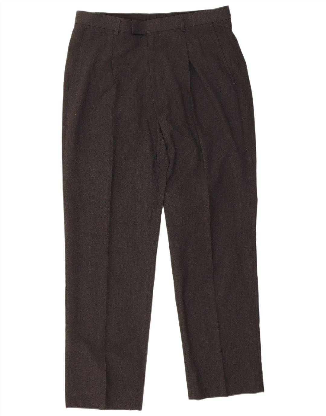 Marks & Spencer Herre Pegged Suit Bukser W34 L31 Grå Polyester