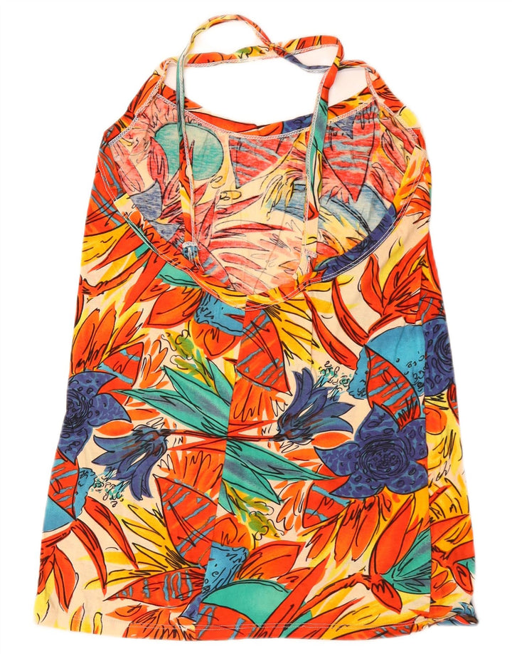 Fiorucci Dame Cami Top IT 42 Medium Flerfarvet Blomsterbomuld