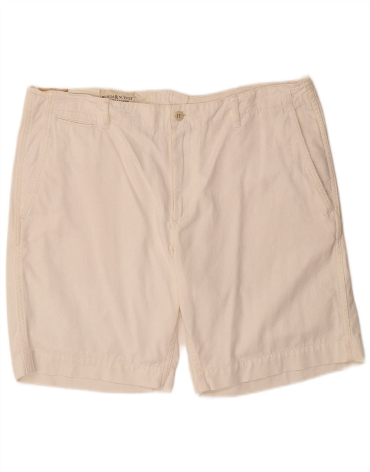 Ralph Lauren Herre Chino Shorts W38 XL Off White Bomuld