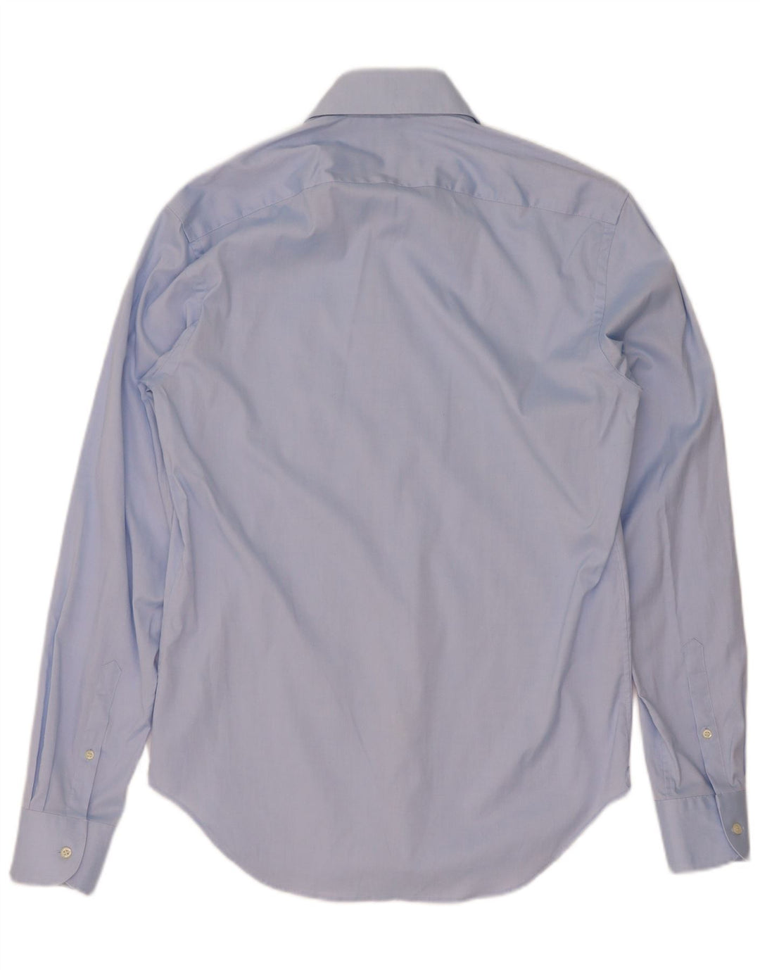Boggi Herre Custom Fit skjorte størrelse 39 Medium Blue Cotton