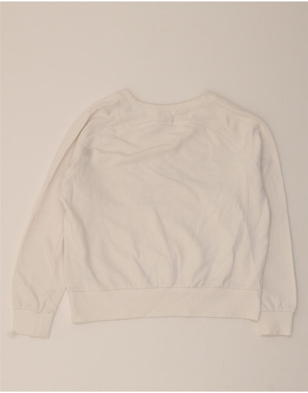 DIESEL Womens Graphic Sweatshirt Jumper UK 14 Large White Cotton Vintage Diesel and Second-Hand Diesel from Messina Hembry 