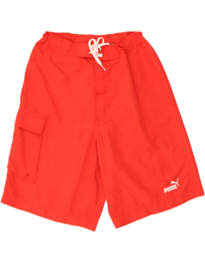 PUMA Mens Swimming Shorts  Small  Red Vintage Puma and Second-Hand Puma from Messina Hembry 