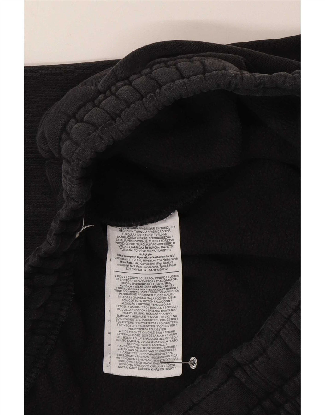 Nike Womens Graphic Cargo træningsdragt Bukser Joggers UK 14 Medium Black