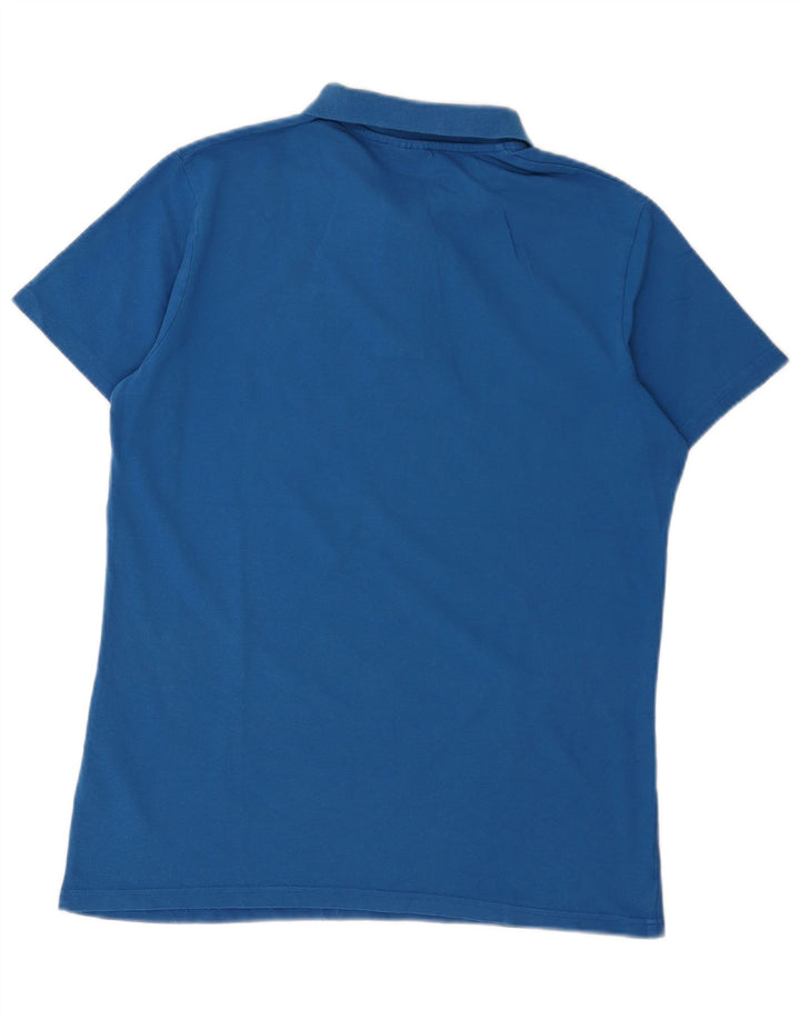 Diadora herre poloshirt XL blå bomuld