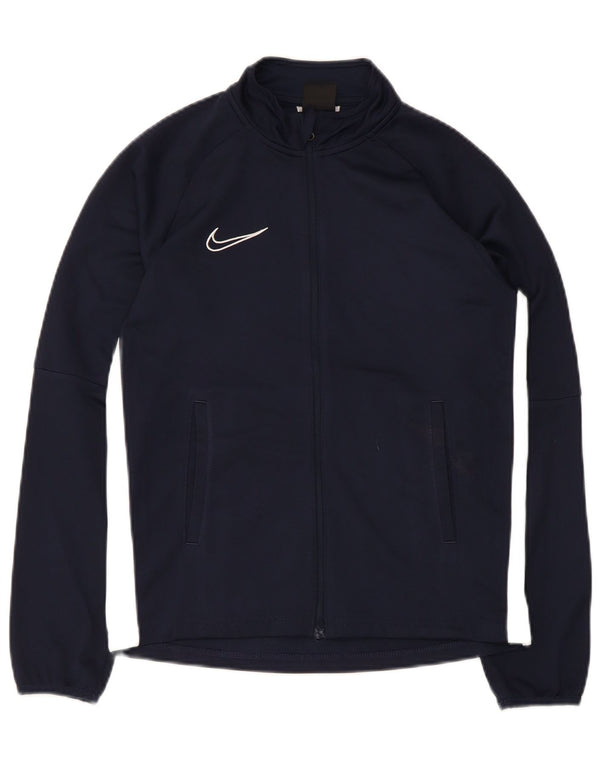 Nike drenge Dri Fit træningsdragt topjakke 12-13 år Stor marineblå