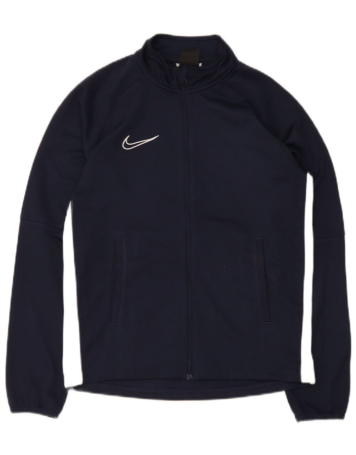 Nike drenge Dri Fit træningsdragt topjakke 12-13 år Stor marineblå