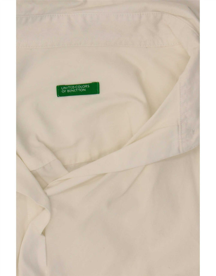 Benetton Dameskjorte UK 12 Medium White