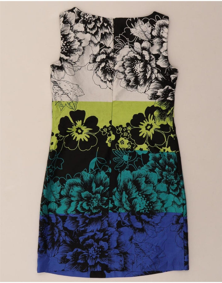 SANDRO FERRONE Womens Roma Sheath Dress UK 12 Medium Multicoloured Floral Vintage Sandro Ferrone and Second-Hand Sandro Ferrone from Messina Hembry 