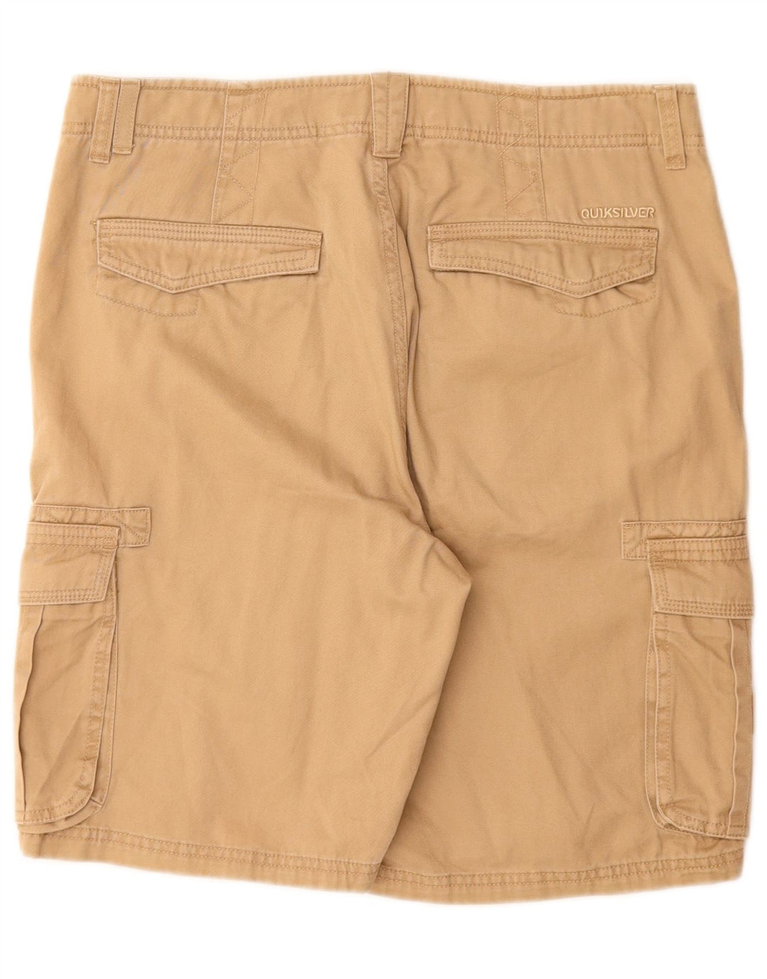 QUIKSILVER Herre Cargo Shorts W32 Medium Beige Bomuld