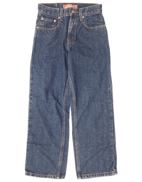 LEVI'S Boys 569 Loose Fit Straight Jeans 11-12 år W26 L26 Blå Bomuld