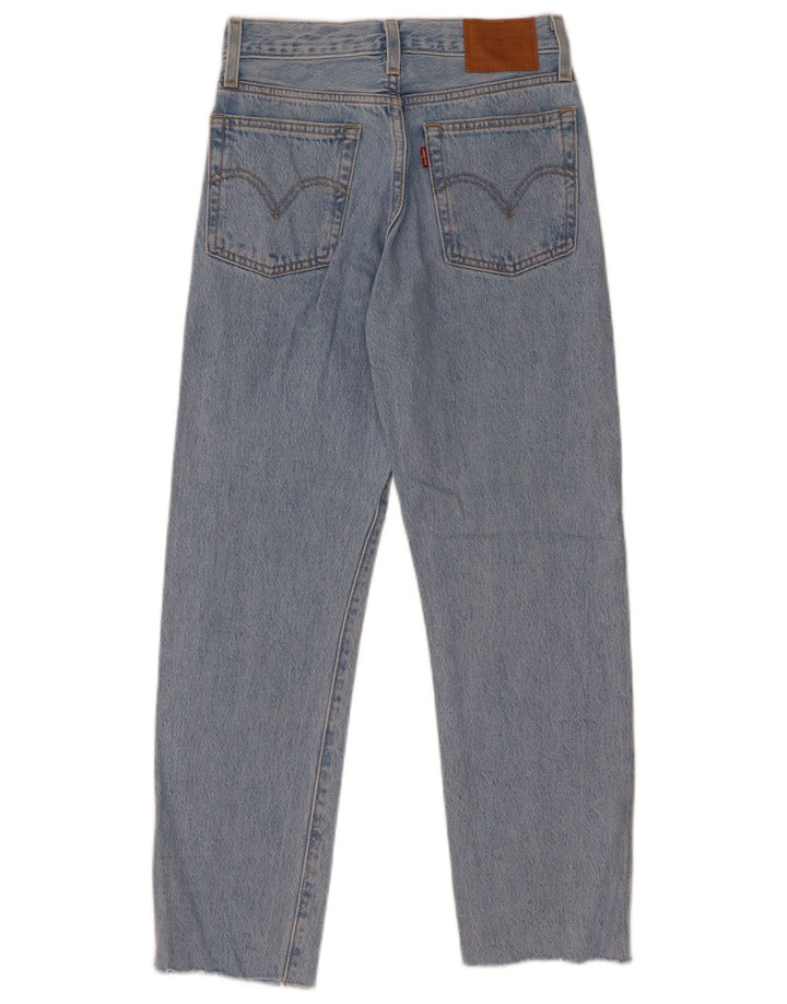 Levi's Dame Wedge Straight Jeans W24 L28 Blå Bomuld