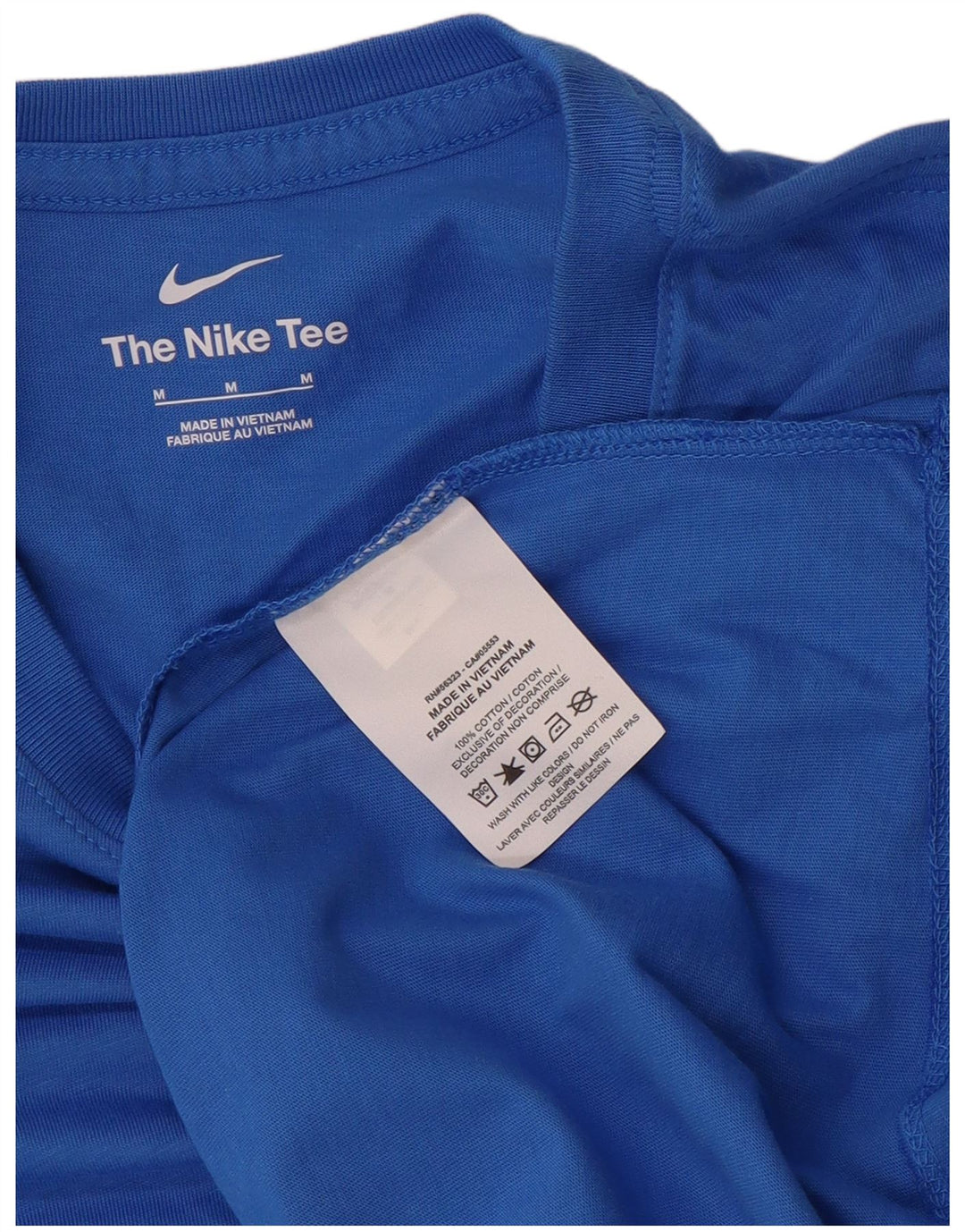 Nike Herre grafisk top Langærmet mellemblå bomuld