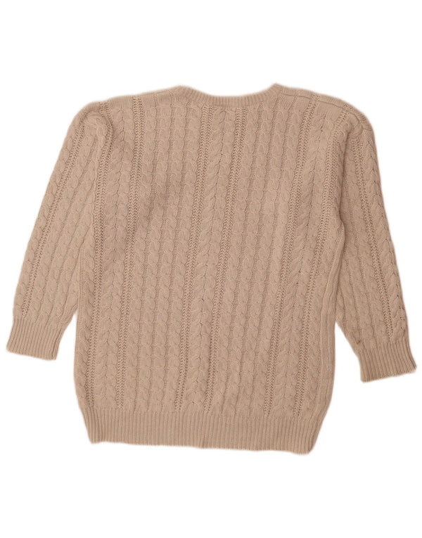 Yessica Dame Boat Neck Jumper Sweater EU 38 Medium Beige Linen