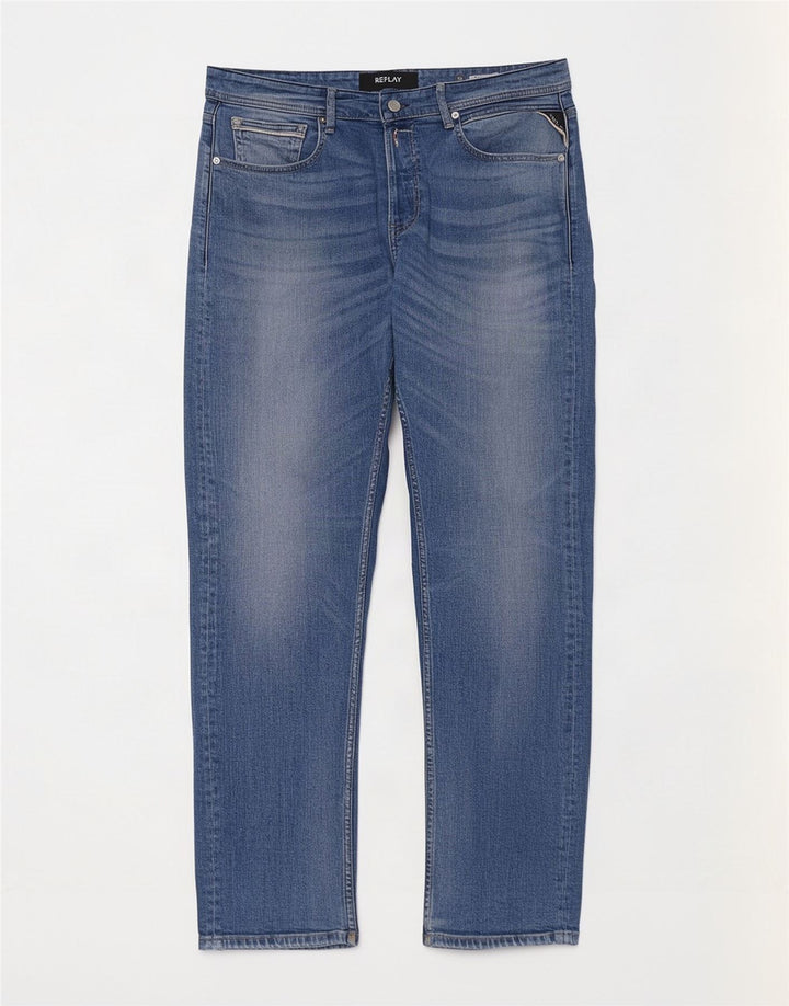 Replay Herre Grover Slim Jeans W33 L29 Blå Bomuld