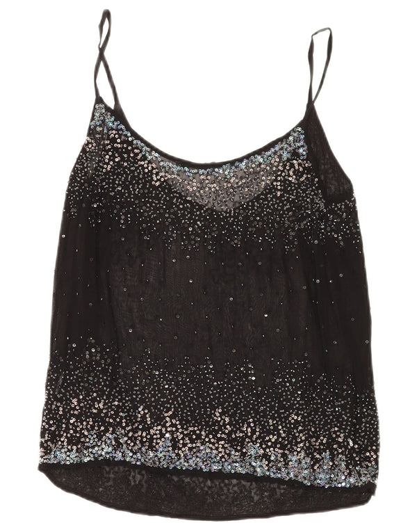 Zara Dame See Through Cami Top UK 12 Medium Sort