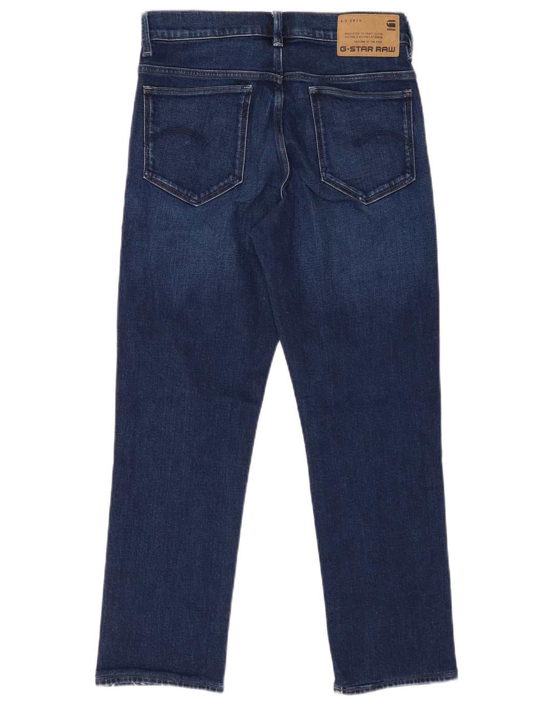 G-STAR Dame Slim Straight Jeans W27 L26 Marineblå Bomuld