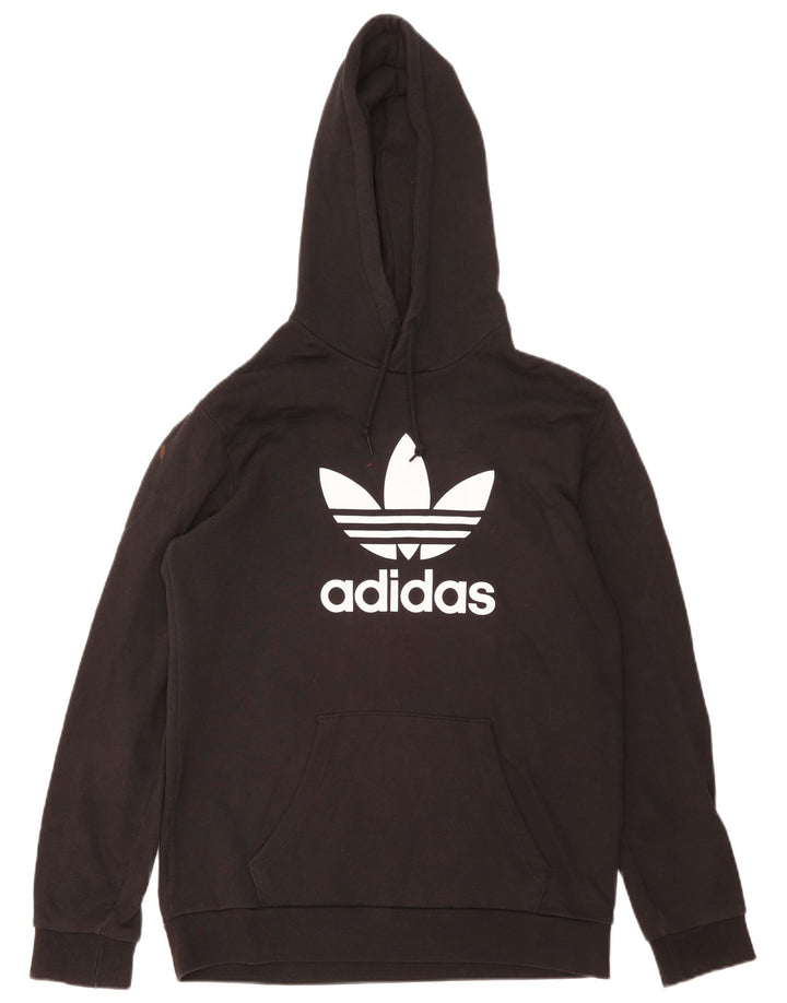 Adidas Grafisk hættetrøje til mænd mellem sort bomuld