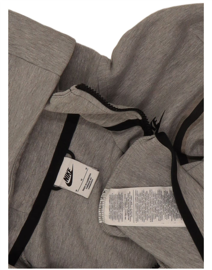 Nike hættetrøje med lynlås til mænd Medium Grey Flecked Bomuld