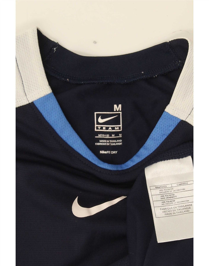 Nike drenge grafisk vest top 10-11 år medium marineblå farveblok