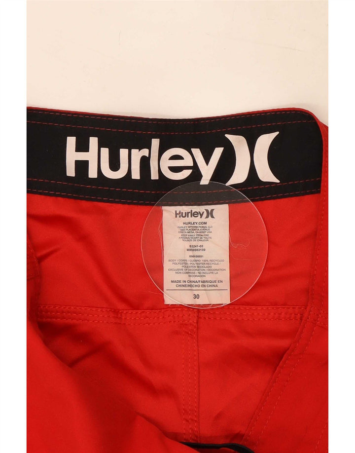Hurley Badeshorts til mænd Medium rød polyester