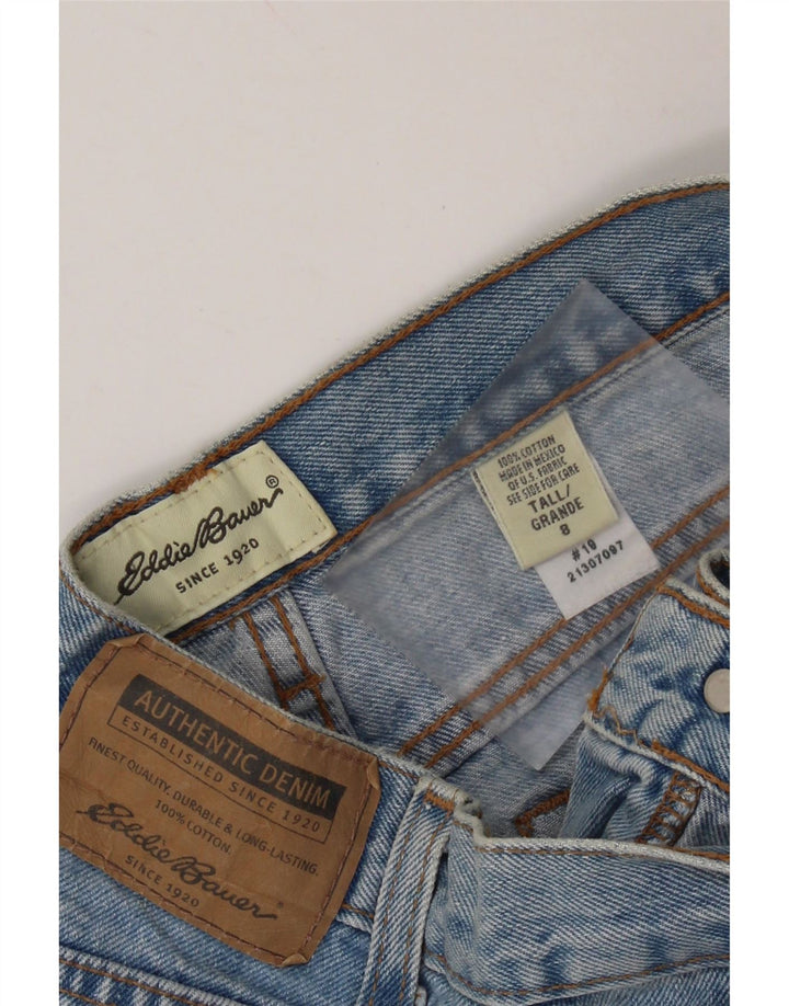 EDDIE BAUER Dame-tilspidsede jeans US 8 Medium W28 L33 Blå Bomuld