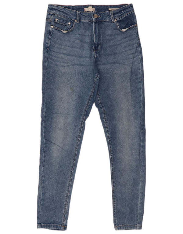Joules Dame Skinny Jeans UK 12 Medium W30 L28 Blå Bomuld