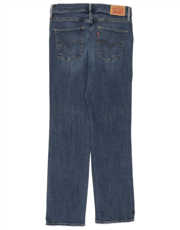 Levi's Dame 314 Shaping Straight Jeans W29 L27 Blå Bomuld
