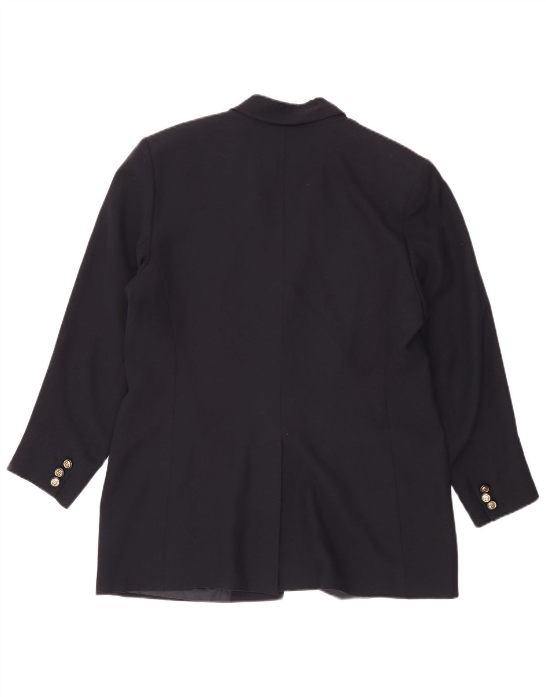Valentino Dame 2-knaps blazerjakke IT 50 XL Marineblå viskose