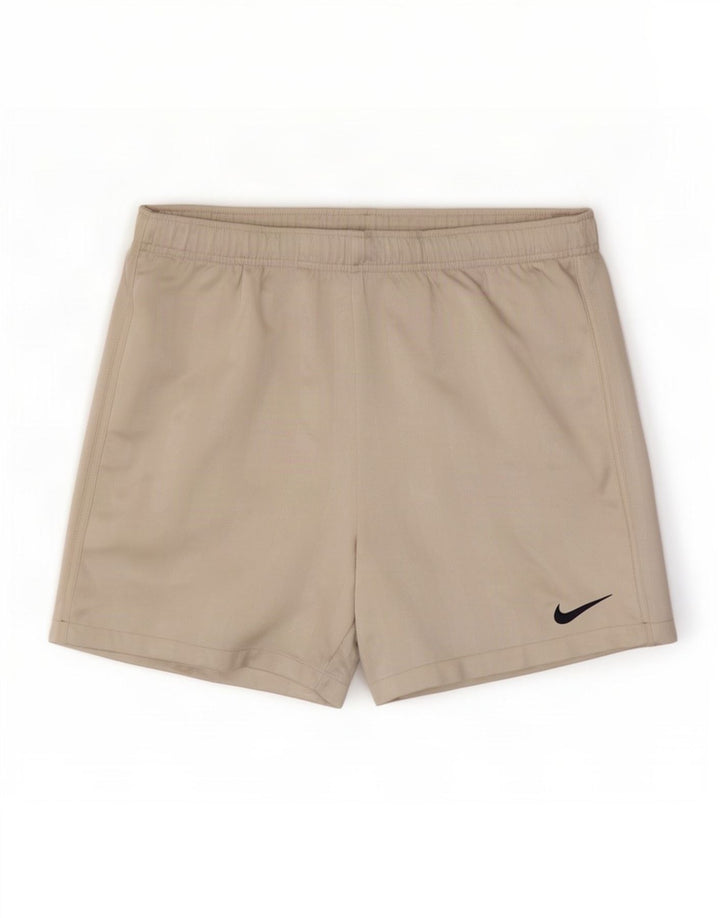 Nike Herre Dri Fit Sportshorts Medium Grey Pinstripe Polyester