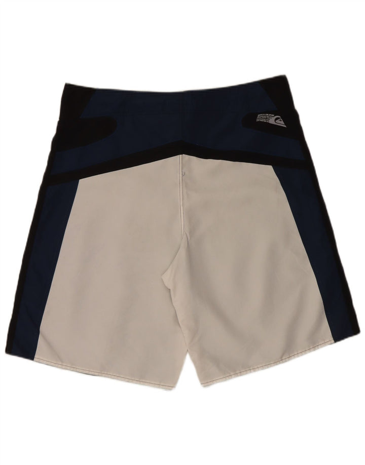 Quiksilver grafiske badeshorts til mænd Stor sort farveblok