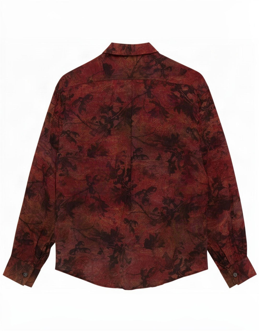 Tipo' S Herreskjorte Lille Burgundy Floral Viscose