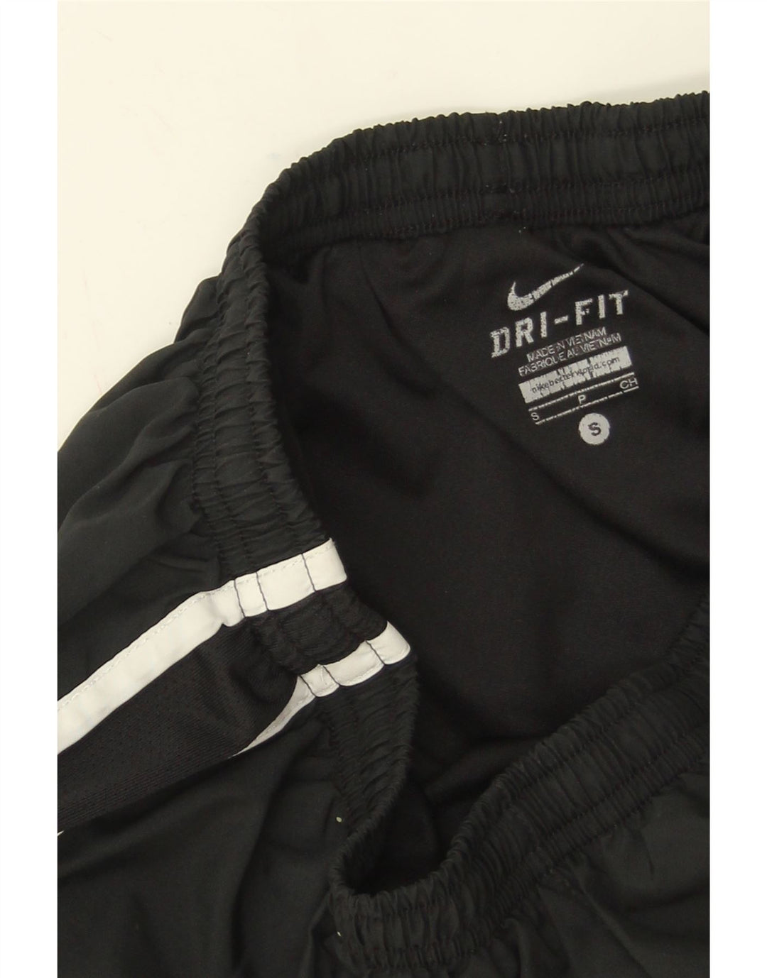 Nike Dame Dri Fit Sport Shorts UK 8 Small Black Polyester